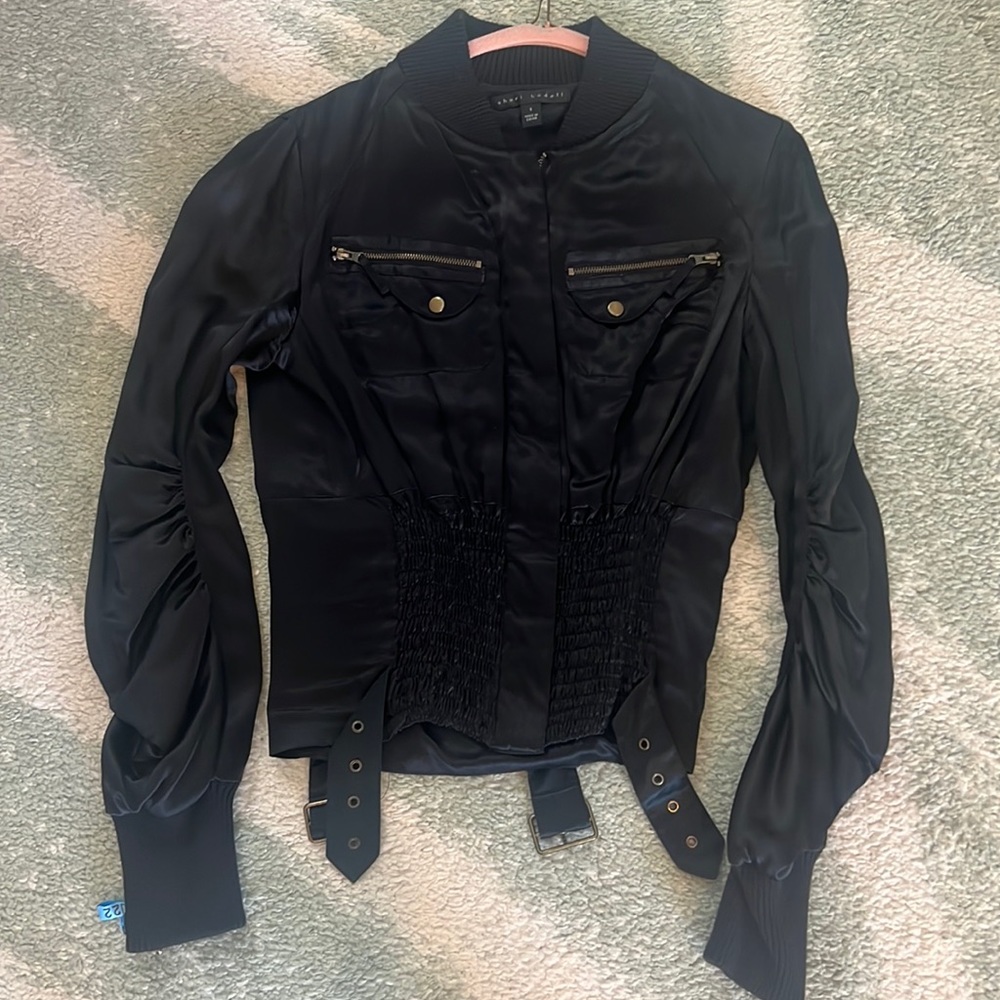 Satin Bomber Jacket